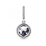 Charm pendant globe pivotant pandora moments