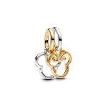 Charm pendant sparable disney mickey & minnie