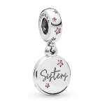 Charm pendant s?urs pour toujours pandora moments