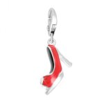 Charms et perles so charm - ch0447 - argent - charm chaussure rouge