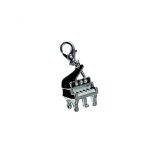 Charms et perles so charm - ch1219 - charm piano noir
