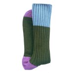 Chaussettes yvette olive