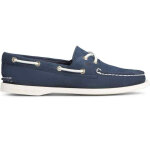 Chaussures bateau pour femme a / o 2 - eye - cuir bleu
