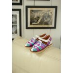 Chaussure en cuir tress alegria mermaid multicolore