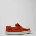 Chaussure homme runner en coton rouge