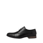 Chaussures de ville basse noir en coton