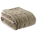 Chemin de lit uni elise ficelle 90 x 240 Chemin de lit uni elise ficelle 90 x 240