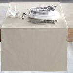 Chemin de table chem. lona - beige