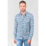 Chemise arias bleu