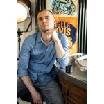 Chemise bleu ian en coton Chemise bleu ian en coton