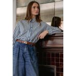 Chemise bleue ava bleu ciel en coton