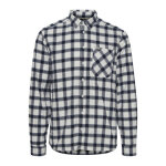 Chemise bleue en coton manches longues Chemise bleue en coton manches longues