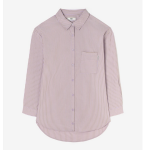 Chemise caliagi violet la en coton opal