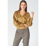 Chemise capria marron en viscose