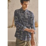 Chemise credo bleu en coton raul