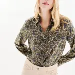 Chemise femme beige en viscose Chemise femme beige en viscose