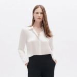 Chemise femme blanche en soie Chemise femme blanche en soie