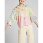 Chemise femme en coton modal vert