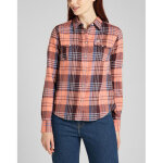 Chemise femme regular western shirt orange en coton Chemise femme regular western shirt orange en coton