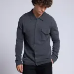 Chemise grise en cachemire