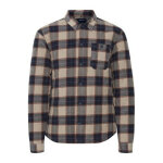 Chemise homme bleu en coton