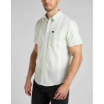 Chemise homme en coton vert