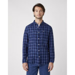 Chemise homme ls 1 pkt shirt homme coton bleu Chemise homme ls 1 pkt shirt homme coton bleu