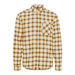 Chemise jaune en coton manches longues Chemise jaune en coton manches longues