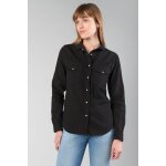 Chemise juanita en jeans noir brut