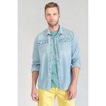 Chemise juanito en jeans bleu clair