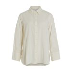 Chemise loose fit manches longues blanc en coton bio Chemise loose fit manches longues blanc en coton bio