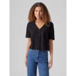 Chemise à manches larges - noire en viscose Chemise à manches larges - noire en viscose