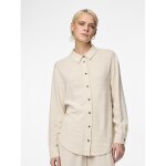Chemise manches longues beige ficelle en viscose vinsty bree