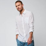 Chemise manches longues botus white blanc