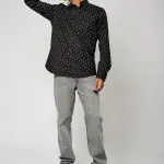 Chemise manches longues en coton beliz black noir Chemise manches longues en coton beliz black noir