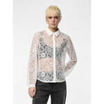 Chemise manches longues en dentelle colline blanc vivi Chemise manches longues en dentelle colline blanc vivi