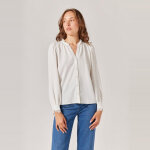 Chemise manches longues dentelle poignets écru Chemise manches longues dentelle poignets écru