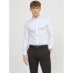 Chemise manches longues homme blanc en coton