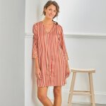 Chemise de nuit pauletteray bois de rose en coton Chemise de nuit pauletteray bois de rose en coton