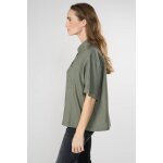 Chemise tulipe kaki lise en lin Chemise tulipe kaki lise en lin