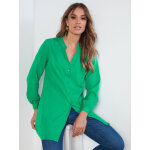 Chemise tunique  manches longues kaftan vert meraude