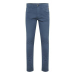 Chino slim bleu longueur 32 beige en coton