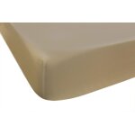 Les classiques - drap - housse en coton - beige