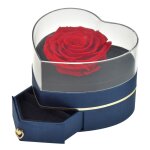 Coffret  bijoux rose ternelle rouge sous forme de c?ur - so charm