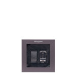 Coffret ceinture 2 boucles - cuir de vachette noir