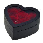 Coffret coeur roses �ternelles rouge - so charm