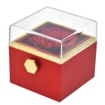 Coffret so charm - bague et roses �ternelles rouge