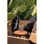 Coffret huile + gel - crème + brosse à barbe - monsieur arsène Coffret huile + gel - crème + brosse à barbe - monsieur arsène