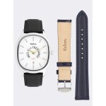 Coffret : montre grande colorama noir kelton x ines de la fressange paris & second bracelet navy
