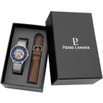 Coffret pierre lannier 391c168 - montre automatic boîtier acier poli cadran bleu index or rose romainpierre ... Coffret pierre lannier 391c168 - montre automatic boîtier acier poli cadran bleu index or rose romainpierre ...